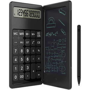 <span class=keywords><strong>Calculadora</strong></span> electrónica de escritorio, portátil y plegable para cálculo y escritura, LCD integrado, escritura a mano - Product Image 5