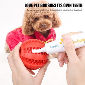 Commercio all'ingrosso della fabbrica Logo personalizzato di gomma cane giocattolo interattivo di masticazione di cibo per cani trattare palla giocattolo - Product Image 3