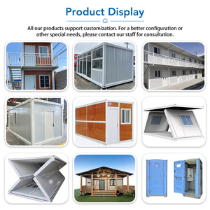 Casa <span class=keywords><strong>Contenedor</strong></span> Plegable Tipo Z <span class=keywords><strong>de</strong></span> Instalación Rápida, Oficina Modular Pequeña, Plegable, Reciclable, Reutilizable, para Uso en Supermercados - Product Image 5