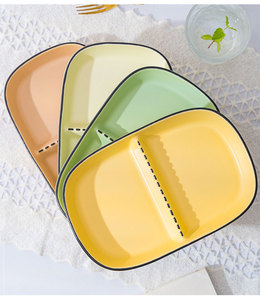 Piatto da Portata in Porcellana a 2 o 3 Scomparti per Snack e Colazione, Ideale per Casa e Ristorante, Vendita all'Ingrosso - Product Image 6