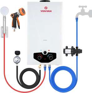 <span class=keywords><strong>Chauffe</strong></span>-<span class=keywords><strong>eau</strong></span> à <span class=keywords><strong>gaz</strong></span> sans réservoir 6L-20L, <span class=keywords><strong>eau</strong></span> chaude instantanée, design mural écoénergétique, faible niveau sonore - Product Image 1