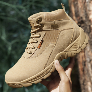 Bottes de randonnée en daim noir DF2020, chaussures de trekking en plein air, stock 39 - 47 - Product Image 5