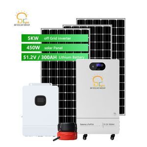 BR SOLAR 5KW 10KW 15KWソーラーパネルシステム<span class=keywords><strong>220V</strong></span>ソーラーエネルギーシステムキットファーム用 - Product Image 3