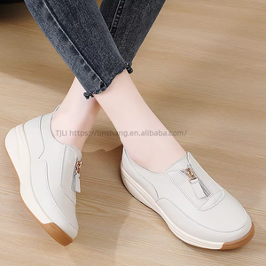 Chaussures compensées à plateforme pour femme, nouvelle collection printemps-été, grandes tailles, à enfiler, polyvalentes, pour maman - Product Image 1