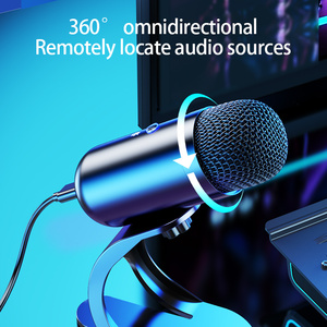 Coolcold USB <span class=keywords><strong>Microphone</strong></span> podcast PC máy tính Condenser Mic chơi game Youtube video có thể điều chỉnh đứng <span class=keywords><strong>Studio</strong></span> <span class=keywords><strong>Microphone</strong></span> - Product Image 4