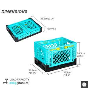 Caja Plegable Portátil de 40L, Capacidad de 40kg, Ligera, de PP y Metal, Resistente, para Camping y Almacenamiento en Garaje, Proveedor de Fábrica OEM - Product Image 3