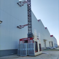 Ascenseur de matériaux série SC pour palan de construction de chantier ascenseur de liste de prix de machine de levage avec structure compacte