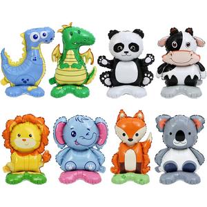 Balon Dasar Hewan Tiup Berdiri Singa Sapi Koala Balon Hewan untuk Dekorasi Pesta Ulang Tahun Anak-anak - Product Image 6