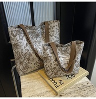 Sac fourre-tout à bandoulière de luxe Designer partout impression toile réutilisable Extra Large voyage de nuit sac à bandoulière à croix française