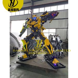 Enorme escultura de árbol abstracto de acero <span class=keywords><strong>Corten</strong></span> para exteriores a la venta Robot de estatua grande para exteriores - Product Image 1