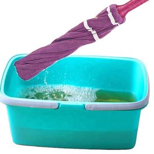 Maxfree Factory's Microfiber Twist Mop Telescopic Steel Pole Hot Sale Hand-Free Housework Cleaning Convenient Plastic Basket - Product Image 3