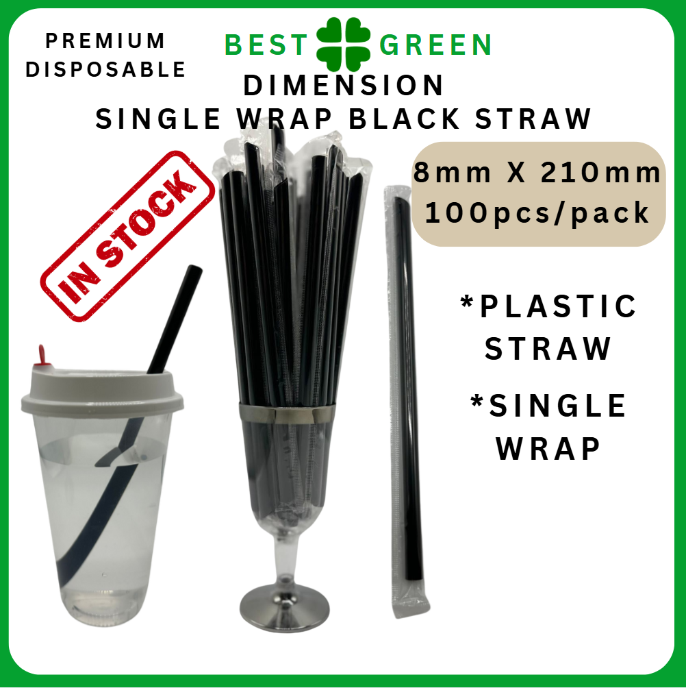 สีดำ8มม. x 210มม.