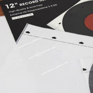 Aanti statique 3 couches PE pochettes de disque insert platine style lecteur de disque vinyle pochettes intérieures Offre Spéciale pochettes de disque vinyle - Product Image 3