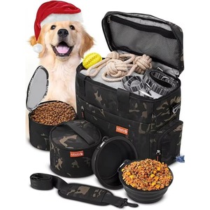 Sac de voyage pour chien Modoker, échantillon gratuit, ensemble de voyage pour animaux de compagnie pour le week-end, sac fourre-tout approuvé par les compagnies aériennes pour chiens et chats avec poches multifonctions - Product Image 2