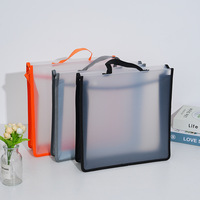 Carpeta de Gran Capacidad de Material PP, Impermeable, con Borde Transparente y Cierre Rápido para Guardar Exámenes y Dibujos Artísticos