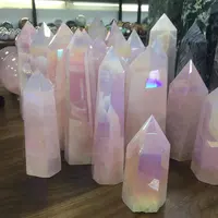 Crystals Stones Crystals Natural Crystals Healing Stones Angle Aura Rose Quartz Tower Point For Home Decor