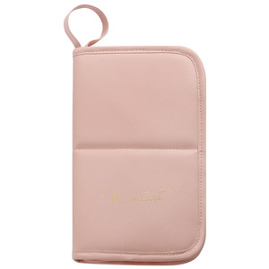 Makeup Brush <b>Storage</b> Bag Large Capacity Portable With Drawers For Travel Pink Beige Black - Product Image 4