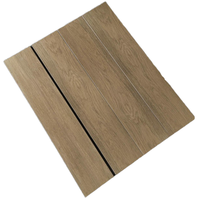 Salle de bain moderne Carrelages de sol en bois rectifié complet 20X100cm Planches de céramique émaillée antidérapantes Carrelages en bois gris foncé