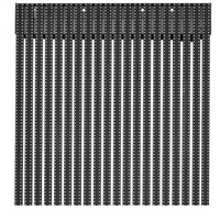 Écran en maille Led mince et léger extérieur P15.6 haute transparence économie d'énergie bonne dissipation thermique rideau verre vidéo