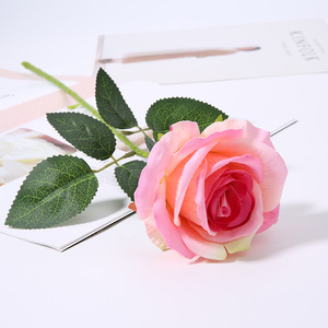 Ramos de rosas artificiales de terciopelo, muy vendidos, individuales, para venta al por mayor, regalos para el Día de San Valentín, decoraciones para bodas - Product Image 4