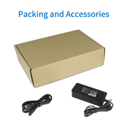 BKHD OEM 9*9 CM FCBGA1264 MINI PC placa base 2 * Lan 1*2 1 * DP Intel N100 DDR5 M.2 placa base Industrial con disipadores de calor X86