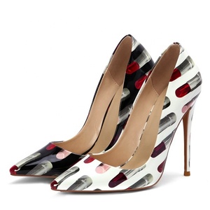 New Sexy Women Lipstick Dress <b>Shoes</b> Ladies Large Size 45 High Heel Pumps <b>Shoes</b> - Product Image 6