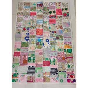Wholesale Unique Indian Bohemian <b>Patchwork</b> Wall Hanging Tapestry Handmade <b>Throw</b> Decorative Backdrop Embroidered Custom Wall Art - Product Image 2