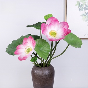 Set <span class=keywords><strong>di</strong></span> fiori <span class=keywords><strong>di</strong></span> <span class=keywords><strong>loto</strong></span> 3D, fiori <span class=keywords><strong>di</strong></span> <span class=keywords><strong>loto</strong></span> artificiali con foglie e baccelli per la decorazione domestica centrotavola <span class=keywords><strong>di</strong></span> nozze, fornitura <span class=keywords><strong>di</strong></span> massa - Product Image 1