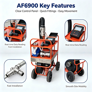 IVANPER AF6900 Probador de Fugas de Aire en Ductos, <span class=keywords><strong>Máquina</strong></span> de Prueba de Hermeticidad de Aire a Presión Positiva y Negativa para Ductos HVAC - Product Image 5
