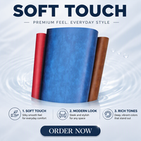 Cuir PU à changement de couleur pour carnets et couvertures de menu