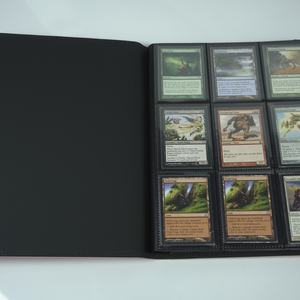 Carpeta Personalizada de Cuero PU Negro con 9 Bolsillos y Cierre de Cremallera para Tarjetas Pokémon - Marca Just in Case Acrylics - Product Image 2