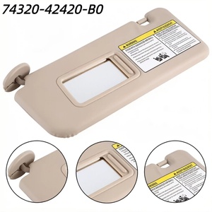 Pare-soleil de <span class=keywords><strong>voiture</strong></span> 74320-42420-B0 avec miroir de maquillage pour Toyota RAV4 2003-2005 LHD, accessoires de <span class=keywords><strong>voiture</strong></span> - Product Image 4