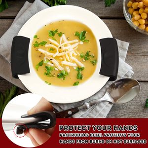 Tay cầm chống nóng bằng silicon chống trơn, bảo vệ tay cầm chảo gang, nồi lẩu, chảo rán, vỉ nướng - Product Image 4