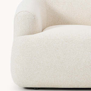 Sillón Individual Moderno Minimalista Tapizado <span class=keywords><strong>en</strong></span> Tela Suave con Estructura de Madera Sólida, Asiento para Descanso Diario <span class=keywords><strong>en</strong></span> Sala de Estar o Apartamento Pequeño - Product Image 6