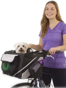 OEM/ODM 애완 동물 자전거 캐리어 가방 강아지 개 고양이 작은 동물 여행 자전거 좌석 하이킹 사이클링 바구니 액세서리