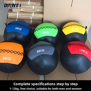 Balle de fitness à gravité solide pour l'entraînement à l'équilibre Balle murale souple non élastique pour la maison et la salle de sport Balles de médecine de physiothérapie - Product Image 2