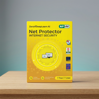 Net Protector Antivirus Internet Security 2026 para Compras y Transacciones Bancarias Seguras, 1 Usuario, 1 Año, Software de Seguridad Digital