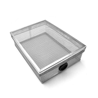 Boîtier de protection en maille métallique tissée en acier inoxydable pour routeur WiFi, protection pare-feu, découpe pour réduire les radiations nocives