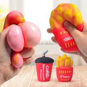 ของเล่นบีบคลายเครียดรูปแก้วโคล่า พร้อมหลอดดูด ทำจากยาง TPR สำหรับเด็กอายุ 5 ปีขึ้นไป - Product Image 2