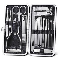 <strong>Best</strong> <strong>Selling</strong> 19pcs Professional Multifunctional Stainless Steel Nail Kits Portable <strong>Manicure</strong> <strong>Pedicure</strong> Tool Nail Cutter <strong>Set</strong> With P