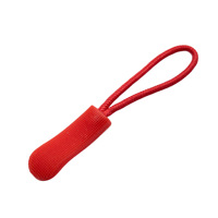 Tirette de fermeture éclair en PVC coloré à injection directe, tirette en caoutchouc en forme de chenille, accessoires de bagages en gros