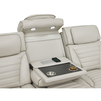 Canapé inclinable de luxe pour home cinéma, salon, avec inclinaison électrique, appuie-têtes, éclairage LED, rangement, port USB + Type C