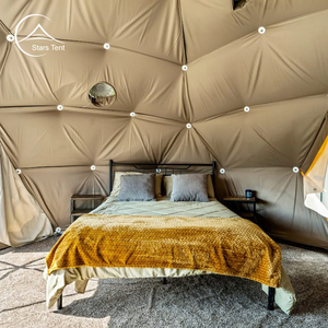 เต็นท์โดมทรงจีโอเดสิก PVC ขนาด 26 ฟุต พร้อมเครื่องปรับอากาศ บริการ OEM จากโรงงาน พร้อมโลโก้แบรนด์ - Product Image 4