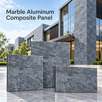 Panneau composite aluminium marbré PE 3mm 4mm 4x8ft veiné blanc pour revêtement de comptoir de réception