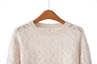 Ensemble deux pièces pour femmes L~P 2025A/W, nouveau costume en cachemire et laine, élégant, crochet tridimensionnel, tricot ajouré, jupe et pull