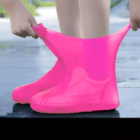Couvre-chaussures imperméables réutilisables en silicone, bottes de pluie d'extérieur, surchaussures, accessoires pour chaussures de marche, couvre-chaussures en silicone
