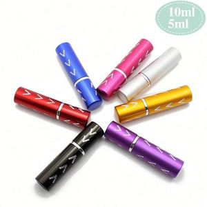 Premium 10Ml Travel Aluminum & Glass <b>Perfume</b> Atomizer <b>Bottle</b> Refillable for Personal Care - Product Image 5