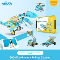Robot Programable Educativo, Versión Power Education, en Forma de Animal, de Plástico, Funciona con Pilas, Bloques de Construcción Educativos de Ciencia, para Niños