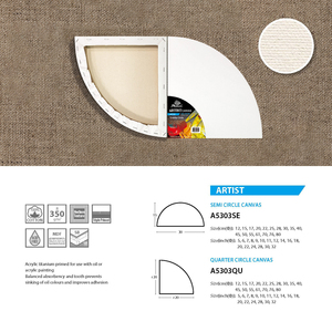 ฟีนิกซ์ศิลปินเกรดที่มีคุณภาพสูงสามรองพื้นน้ำมันภาพวาดคริลิคหนึ่งสี่วงกลมผ้าใบยืด - Product Image 2
