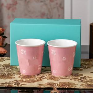 Juego de 5 Tazas de Café Multicolores Estilo Macaron, Regalo de Navidad, Porcelana Fina, Hechas a Mano - Product Image 3